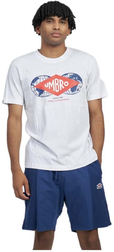 Umbro International T-shirt Met Korte Mouwen Wit XL Man