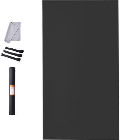 Grote Oefenmat, Antislip Hoogdichtheid Yoga Mat voor Mannen en Vrouwen, Fitness Mat Met Draagtas en Riem, Geschikt voor Yoga, Pilates en Vloeroefeningen Thuis 3.05 x 1.83 m