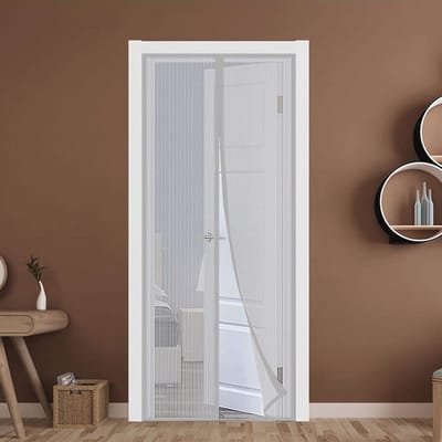 Duurzame Magnetische Hordeur 75 x 235 cm Zonder Boren voor Balkon of Terrasdeur
