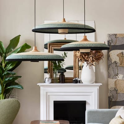 Forestier Grass hanglamp XL, blauw