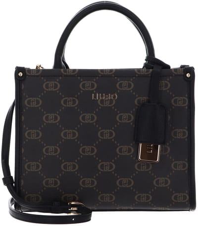 LIU JO handtas schoudertas Ridhi ECS Tote Bag Nero donkerbruin
