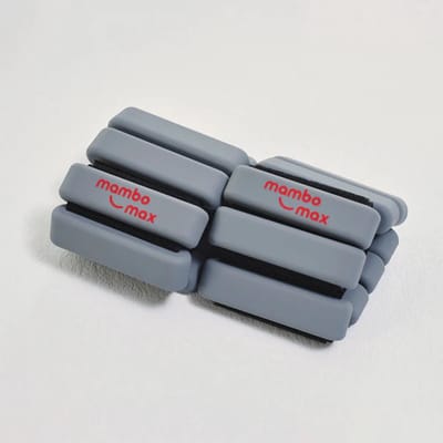 Mambo Max Enkel- en Polsgewichten - Set van 2 x 1 kg - Verstelbare Gewichten voor Fitness en Training