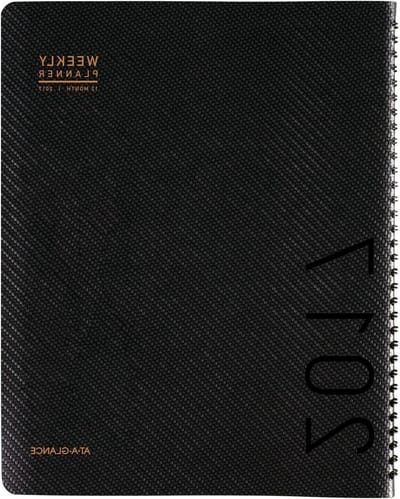 Afsprakenboek Planner - Agenda Organizer - Dagelijkse Planning - 12 Maanden Overzicht - 21 x 28 cm - Grafiet