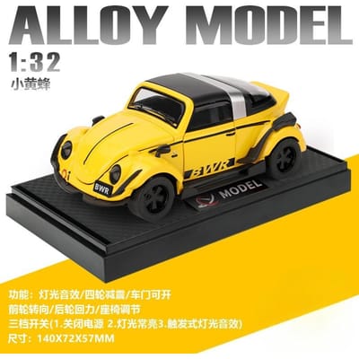 1:32 KeMobiel Cabriowagen Legering Klassieke Auto Diecasts Metaal Auto Model Simulatie Geluid Licht Verzameling Kinderspeelgoed Cadeau