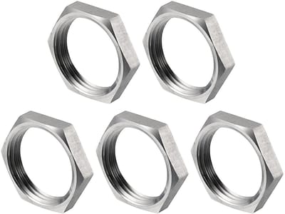 5-delige gietijzeren zeskantmoeren, roestvrijstalen 304 zeskantmoer 3/4 inch vrouwelijke draad voor hydraulische bevestigingen, hogedrukreinigers en bodemreinigers