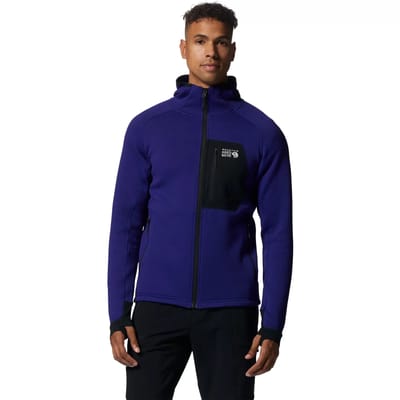 Fleece met capuchon en volledige rits Mountain Hardwear Polartec® Power Grid