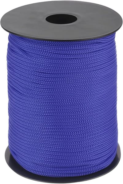 Gevlochten Touw - PP Lijn Textielkoord - Outdoor Activiteiten - Scheurvast Gevlochten - 100 Meter - Donkerblauw