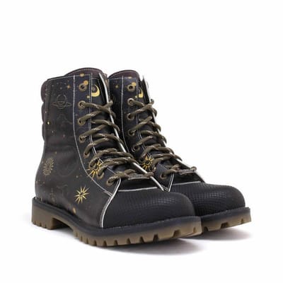 Goby Cosmic Boots – Dames Veterboots – Vegan Leer – Maat 39