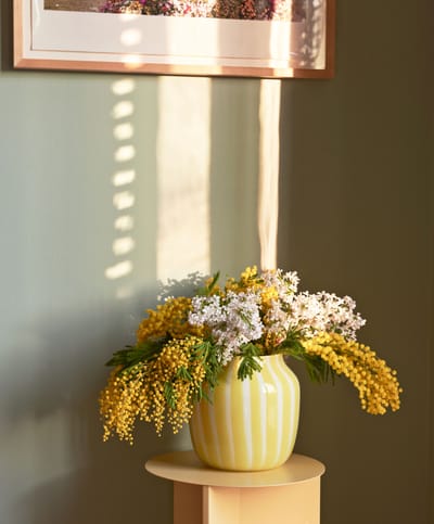 HAY Slit tafel - hoog - yellow
