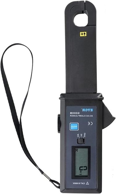 Lekkage Stroommeter - Ampèremeter Klem - Stroom Meten - Niet-contact Meting - 0-60A - One Color