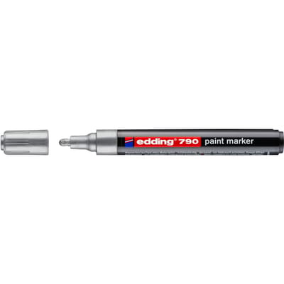 Paintmarker edding 790 op alcoholbasis 2-3mm zilver