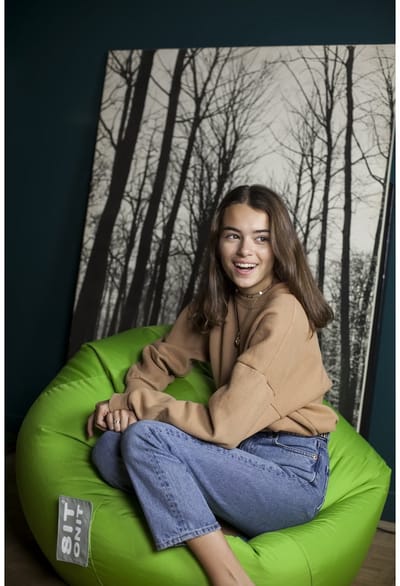 Sit On It Zitzak - Loungekussen - Opvouwbaar - Groen - Duurzaam en Lichtgewicht - Perfect voor binnen en buiten