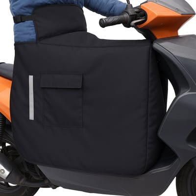 FEROCITY - Beenbedekking Op een scooter, op een motor - Universele maat - Vochtbescherming - Binnen en buiten - Zwart