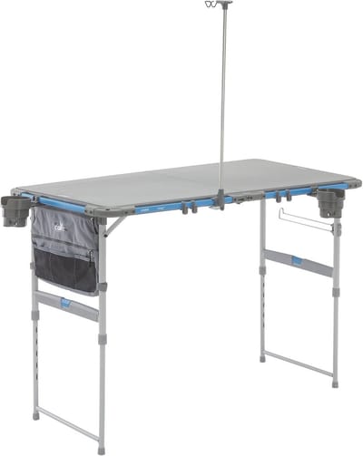 Klaptafel voor buiten, picknick en barbecue | Draagbare kamptafel met verstelbare hoogte