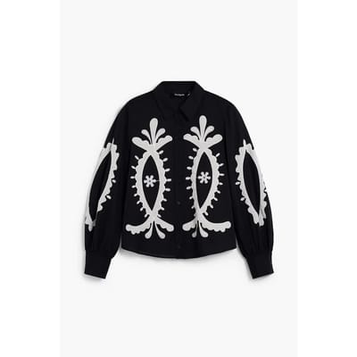 Dameshemd met lange mouwen Desigual Flora