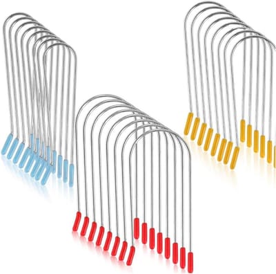 24 Stuks Hot Roller Clips in Verschillende Maten voor Rollers en Krulspelden - Grote, Middelgrote en Kleine Clips - Geschikt voor Diverse Maten rollers - Haarstyling Accessoires
