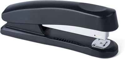 Plastic Nietmachine - Nietapparaat - Papier Niet - 25 Vel Capaciteit - 16 x 4 x 6 cm - Zwart