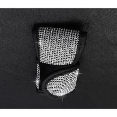 Housse Universelle Cristal Strass pour Levier de Vitesse de Voiture pour Tous les Styles de Levier de Vitesse de Voiture noir