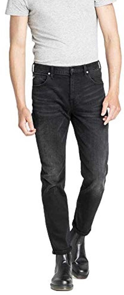 Diverse heren spijkerbroek in donker denim stijl