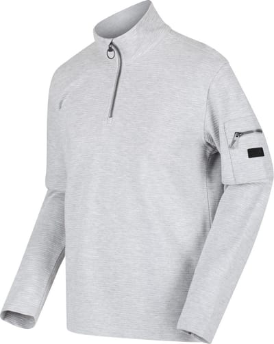 Regatta Tavior Fleece Met Halve Rits Voor Heren Lichtgrijs