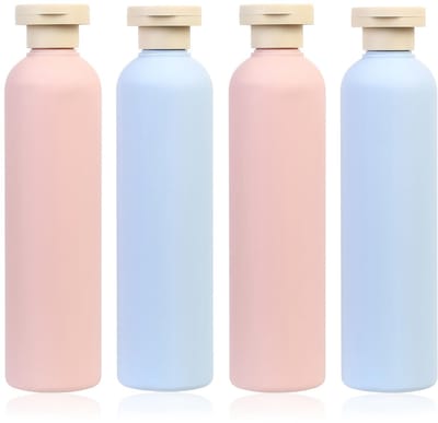 Dailygoods- Reisflessen 260 ml - Navulbare Reisflessen - Lichtgewicht - Duurzaam - Lekvrij - Geschikt voor Shampoo/Douchegel - Reisset