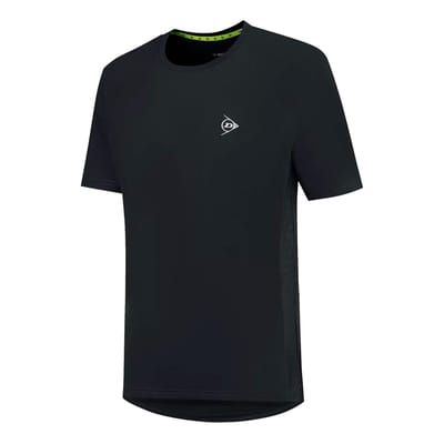 Dunlop Club Crew T-shirt Heren-zwart