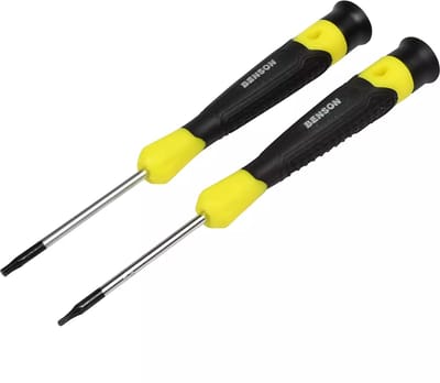 Benson 2-delige precisie schroevendraaierset - Torx T6 en T8 - Gedetailleerd werk