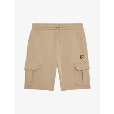 Lyle & Scott Cargo Sweat Short Broeken Jongens - Bruin - Maat 170/176
