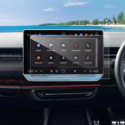Navigatiescherm Beschermfolie voor VW Golf 8.5 2024 2025, Krasbestendige PET Film voor GPS Scherm, 12.9 Inch (Set van 2)