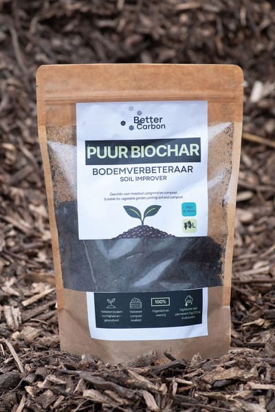 Better Carbon - Biochar - Bodemverbeteraar - 1L - 300 gr. - Geproduceerd in Nederland