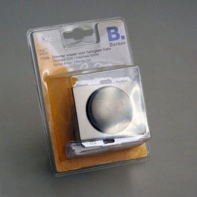 Berker Inbouwdimmer dim500w - RVS