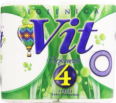 Toiletpapier 2-laags - Zacht papier - Dagelijks gebruik - Gemaakt van cellulose - 4 rollen