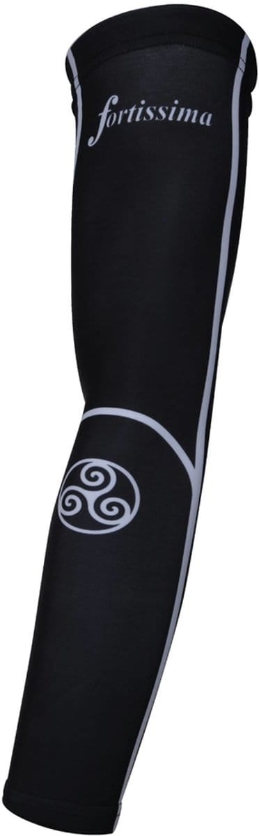 Fortissima Armstukken Wielrennen - Lichtgewicht Armwarmers - Zwart - Unisex - Maat XS