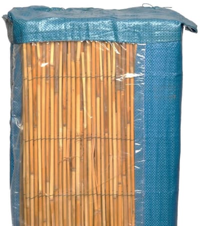 TuinChamp Rietmat 5-8 mm 180 x 600 cm - Balkonscherm riet - Tuinafscheiding natuurlijk hout - Rietmat op rol - Natuurlijke uitstraling