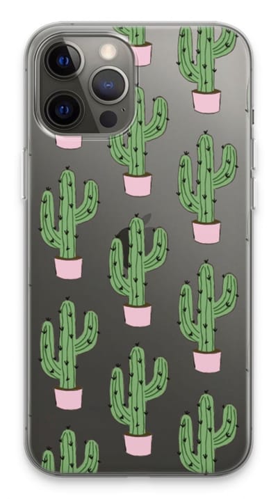 Case Company® - Hoesje geschikt voor iPhone 13 Pro Max hoesje - Cactus Lover - Soft Cover Telefoonhoesje - Bescherming aan alle Kanten en Schermrand