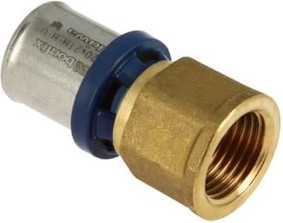 Bonfix alu-pers schroefbus 1/2 bi.dr.x20x2mm