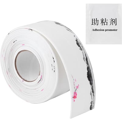 Afdichtingstape Waterdichte Zelfklevende Sticker PVC Acryl Kitstrip voor Badkamer Keuken white