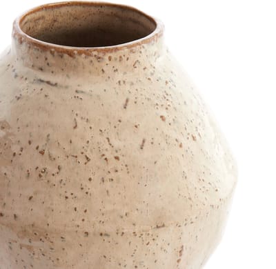 Light - Living Vaas Vasora - Keramiek - Beige/Bruin/Taupe - 23 x 33 x 23 cm (BxHxD)