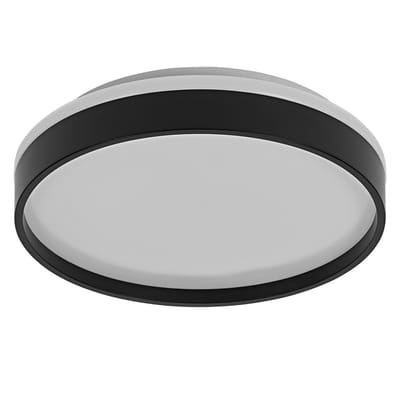 OSRAM ORBIS Gisela LED Plafondlamp 300mm, 16W, 3000K warm wit, Zwart, Metaal met Kunststof ring, IP20