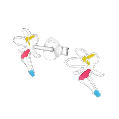 Aramat Jewels | Oorbellen | Zilveren Elfjes Oorbellen - Schattige Kinder Oorbellen | | | |10mm | Zilver | Kinderen, Volwassenen | Verkleurd niet
