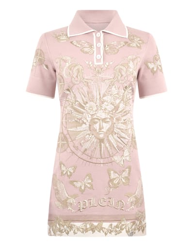 Polo Mini Dress Butterfly Tattoo