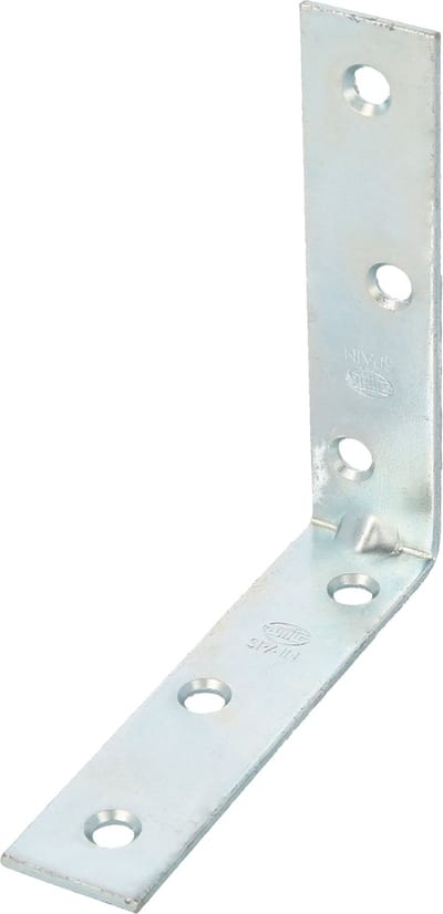 AMIG hoekankers/stoelhoeken - 16x - verzinkt staal - breedte 1.9cm - lengte 2 x 8cm