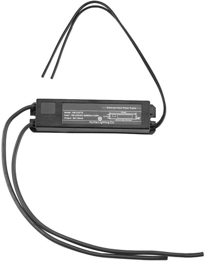Dailygoody - Neon Transformer - Neon Light Power Supply - 3KV 30mA - Zwart - Elektronische Trafo - Voor Neon Verlichting - Compact Model