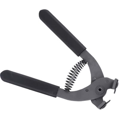 17cm HandHeld Carbon Steel Silent Tang Leer Craft Perforator Gereedschap 4mm(2 Tanden) 4mm-4 teeth