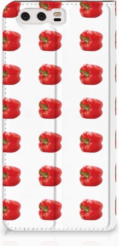 Huawei P10 Plus Flip Style Cover Paprika Red
