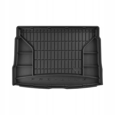 FROGUM PROLINE 3D Set - Rubberen Automatten + Kofferbakmat - Geschikt voor VOLKSWAGEN Golf VI Hatchback (2008-2012) - Volwaardig reservewiel - Zwart