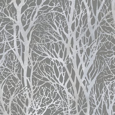 Natuur behang Profhome 300943-GU vliesbehang gestructureerd met natuur patroon mat zilver grijs 5,33 m2