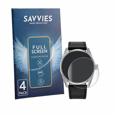 Savvies - Screenprotector voor Citizen Star Wars Duel 2.0 - Folie Beschermfolie transparant volledig dekking 4 Stuks