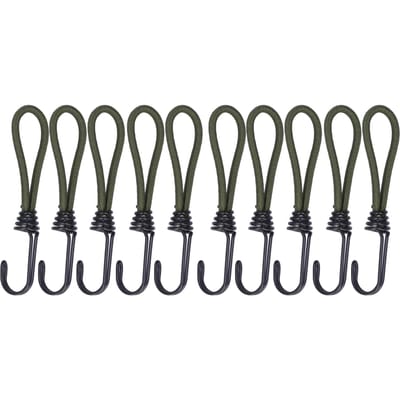 10 stuks Tent Elastisch Touw met Haak Kampeer Tent Bevestiging Elastisch Touw Accessoires