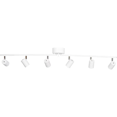 By Rydéns plafondspot Correct, wit, 6-lamps, metaal, GU10